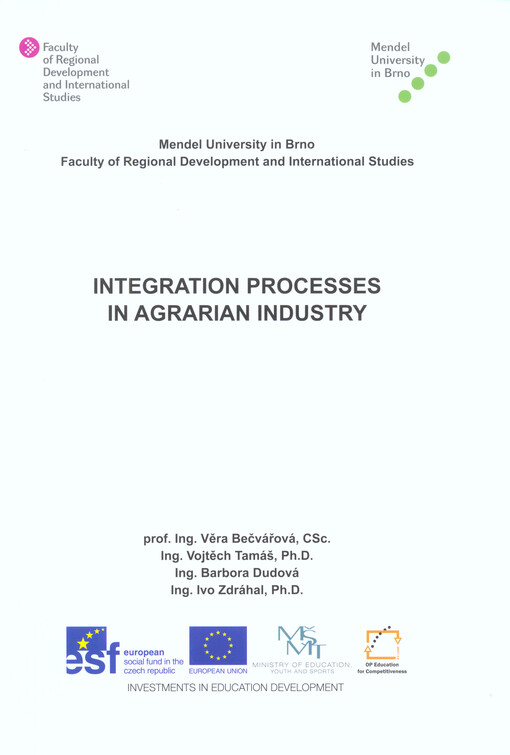 Integration processes in agrarian industry