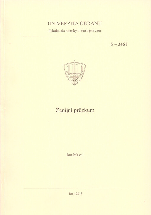 Ženijní průzkum :studijní text