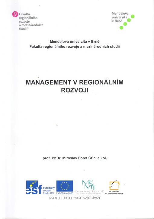 Management v regionálním rozvoji