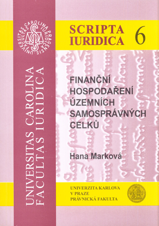 Finanční hospodaření územních samosprávných celků