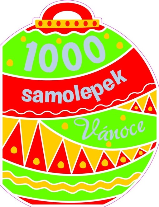1000 samolepek - Vánoce