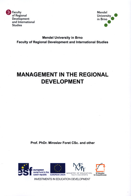 Management in the regional development
