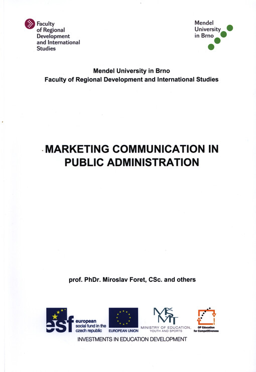 Marketing communication in public administration