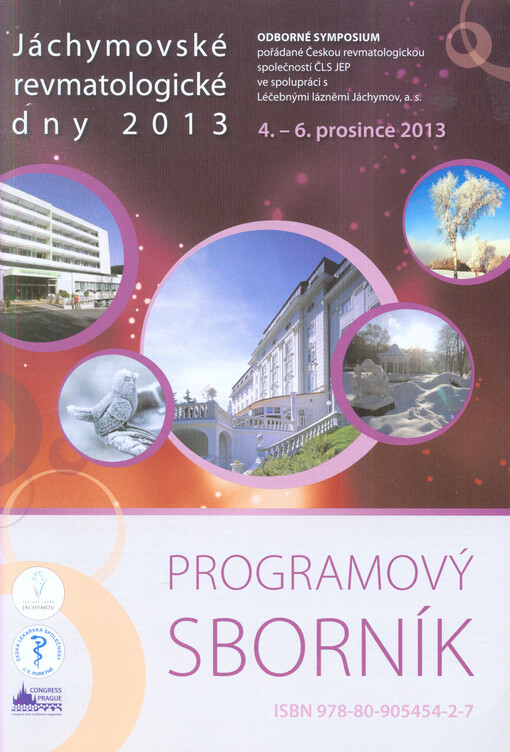 Programový sborník ... :Jáchymovské revmatologické dny ...