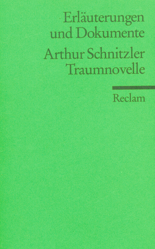 Arthur Schnitzler, Traumnovelle