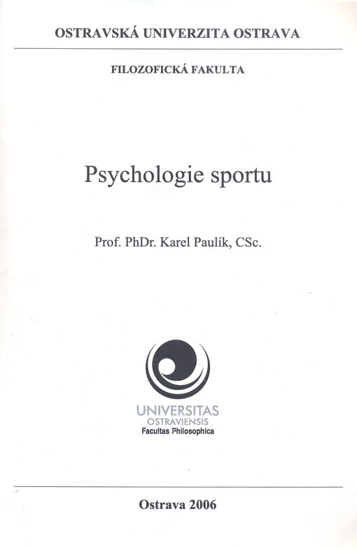 Psychologie sportu