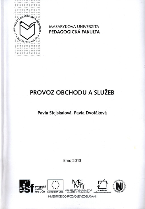 Provoz obchodu a služeb