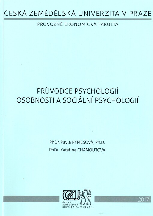 Průvodce psychologií osobnosti a sociální psychologií