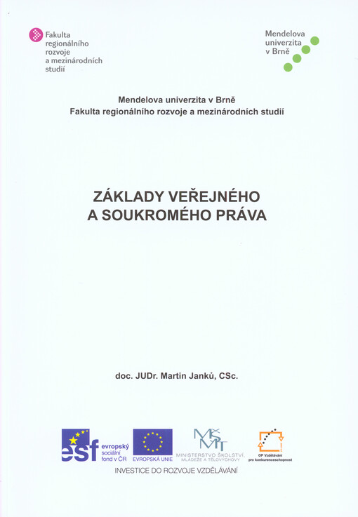 Základy veřejného a soukromého práva