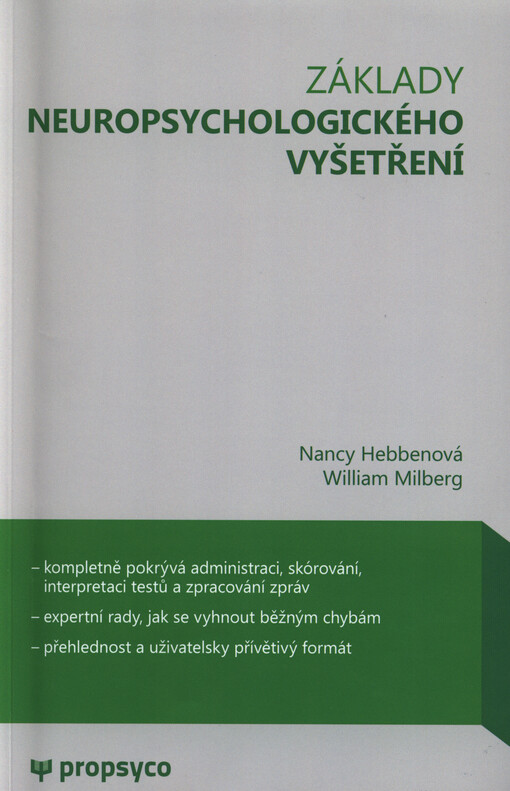 Základy neuropsychologického vyšetření