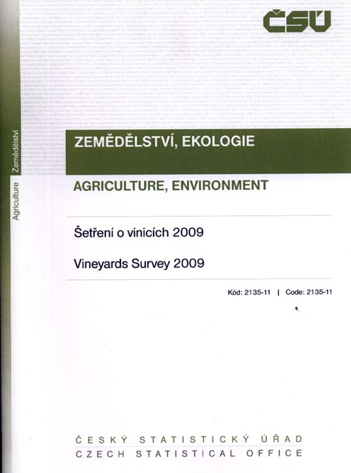 Šetření o vinicích 2009