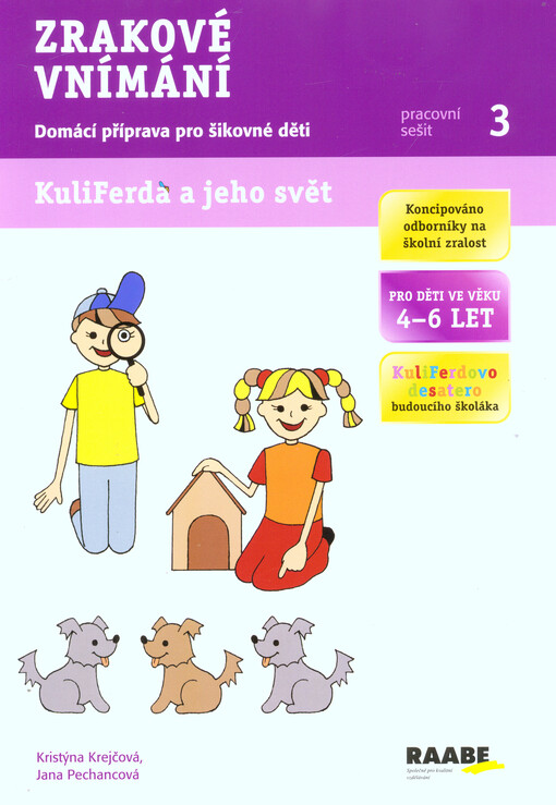 Zrakové vnímání, Pracovní sešit 3, Zrakové vnímání