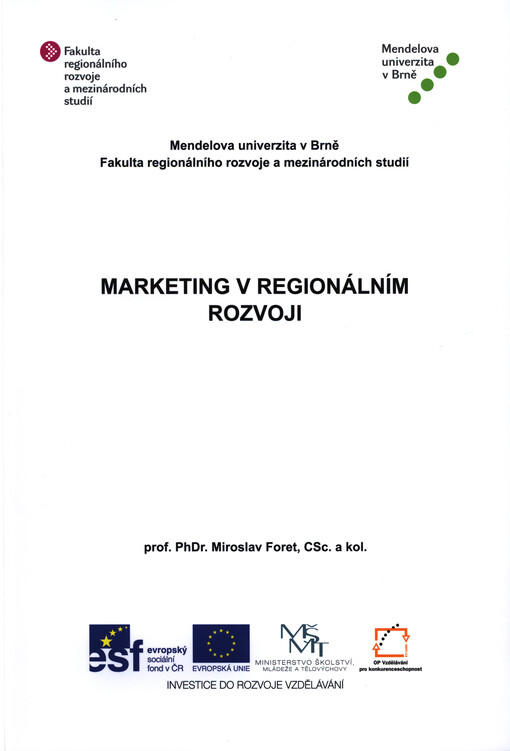 Marketing v regionálním rozvoji