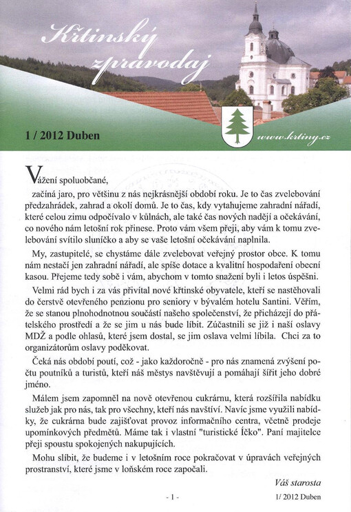 Křtinský zpravodaj