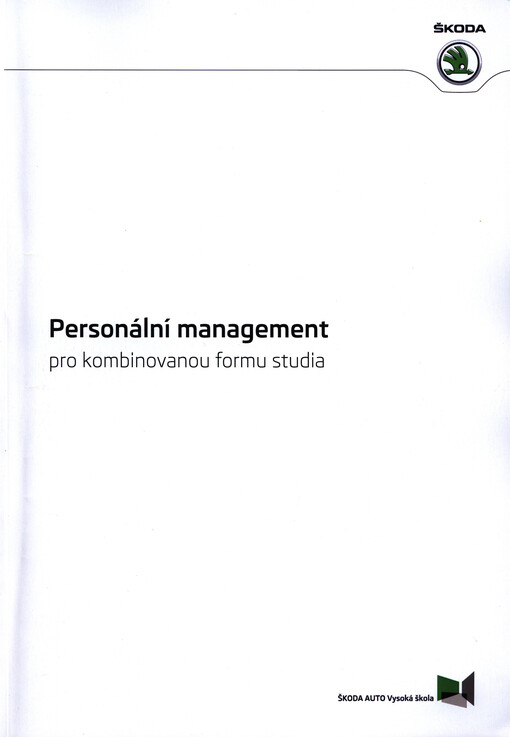 Personální management : pro kombinovanou formu studia