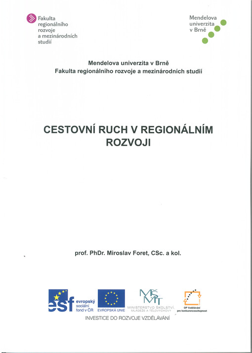 Cestovní ruch v regionálním rozvoji
