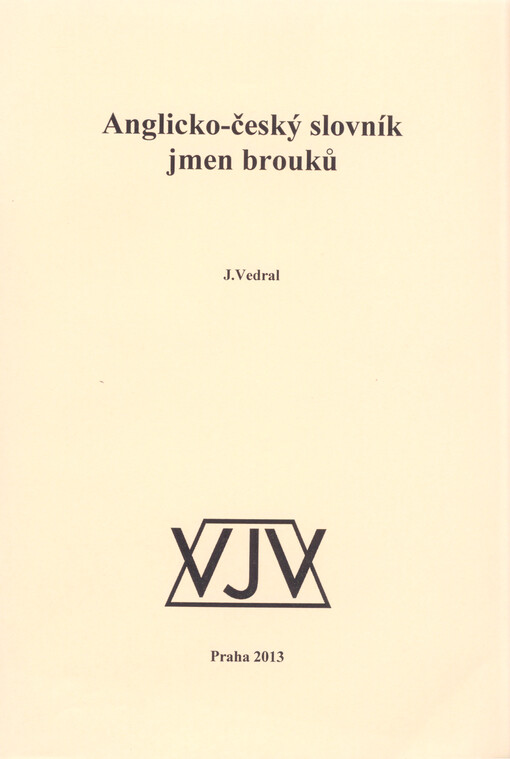 Anglicko-český slovník jmen brouků