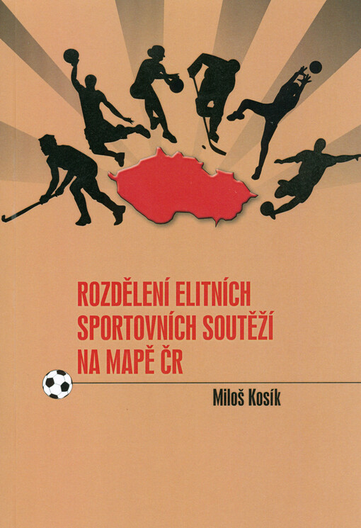 Rozdělení elitních sportovních soutěží na mapě ČR