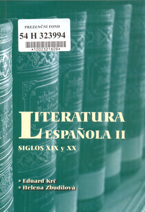 Literatura española II : siglos XIX y XX   