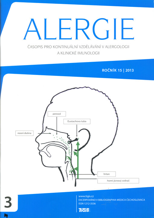 Alergie : časopis pro kontinuální vzdělávání v alergologii a klinické imunologii