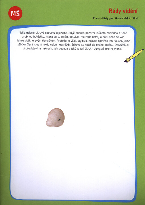 Řády vidění :pracovní listy pro žáky mateřských škol