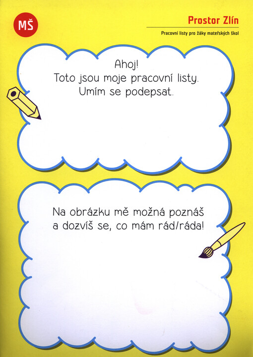 Prostor Zlín :pracovní listy pro žáky mateřských škol