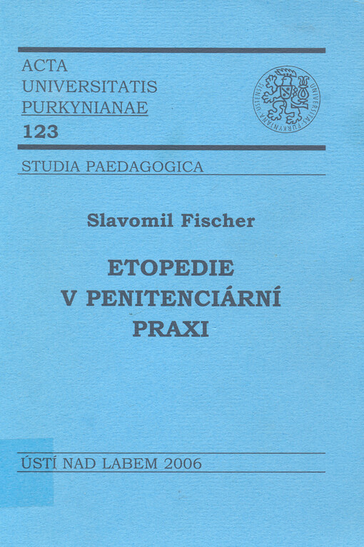 Etopedie v penitenciární praxi