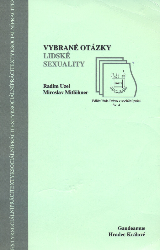 Vybrané otázky lidské sexuality : texty k sociální práci