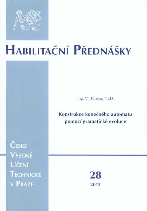 Konstrukce konečného automatu pomocí gramatické evoluce = The construction of FSM using grammatical evolution   