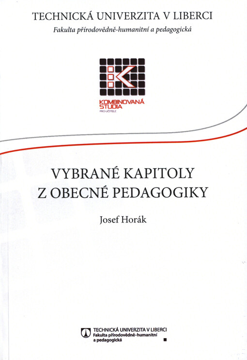 Vybrané kapitoly z obecné pedagogiky