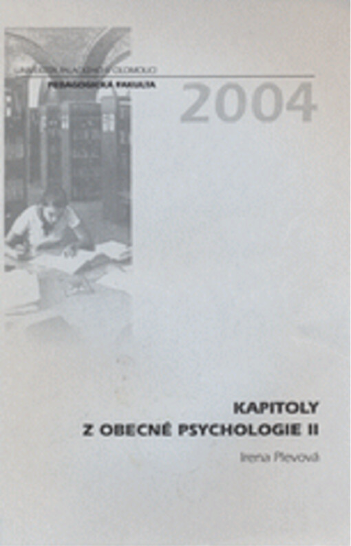 Kapitoly z obecné psychologie II