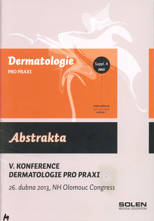 Dermatologie pro praxi - Konference Dermatologie pro praxi : Olomouc ...