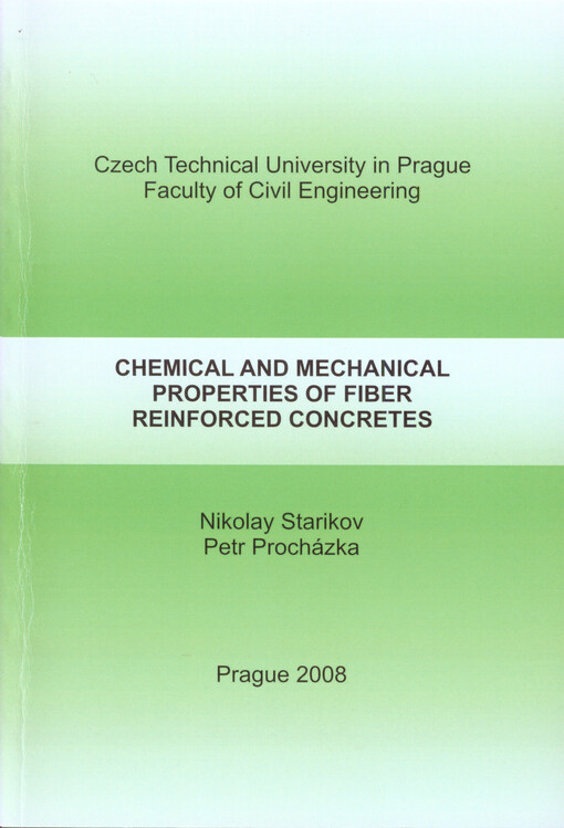 Chemical and mechanical properties of fiber reinforced concretes