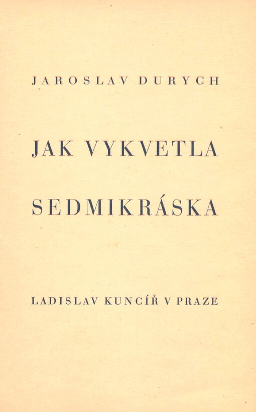 Jak vykvetla sedmikráska