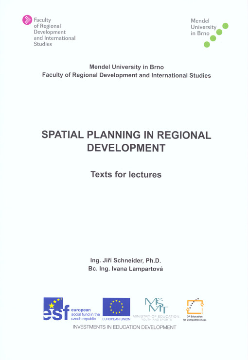 Spatial planning in regional development :texts for lectures