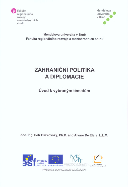 Zahraniční politika a diplomacie :úvod k vybraným tématům