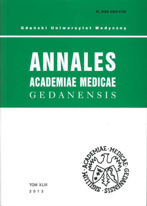 Annales Academiae medicae gedanensis.    