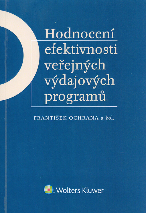 Hodnocení efektivnosti veřejných výdajových programů