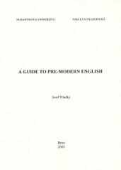 A guide to pre-modern English
