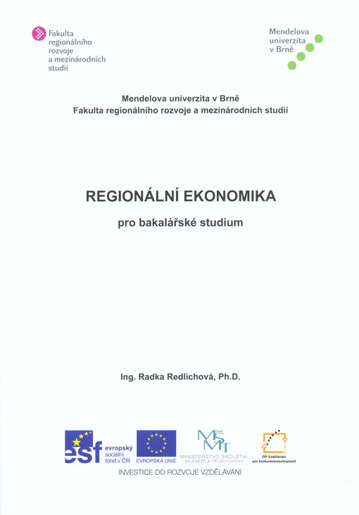 Regionální ekonomika :pro bakalářské studium
