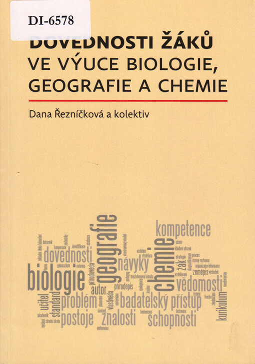 Dovednosti žáků ve výuce biologie, geografie a chemie
