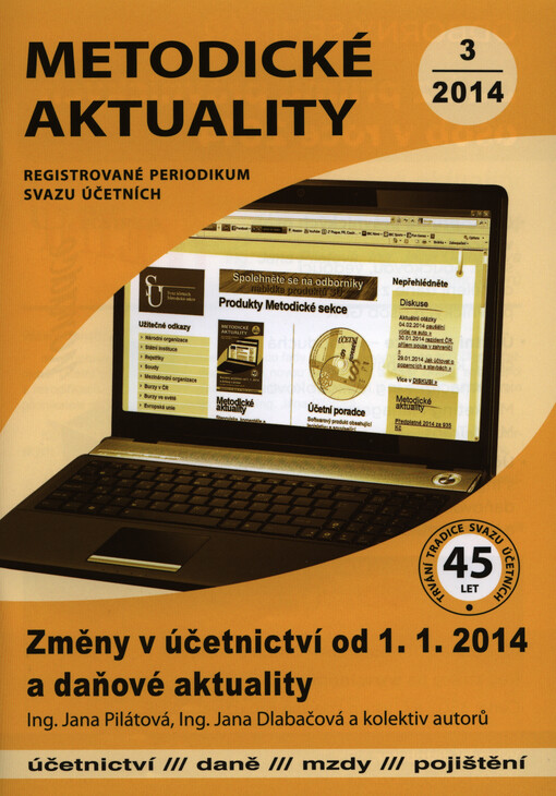 Změny v účetnictví od 1.1.2014 a daňové aktuality