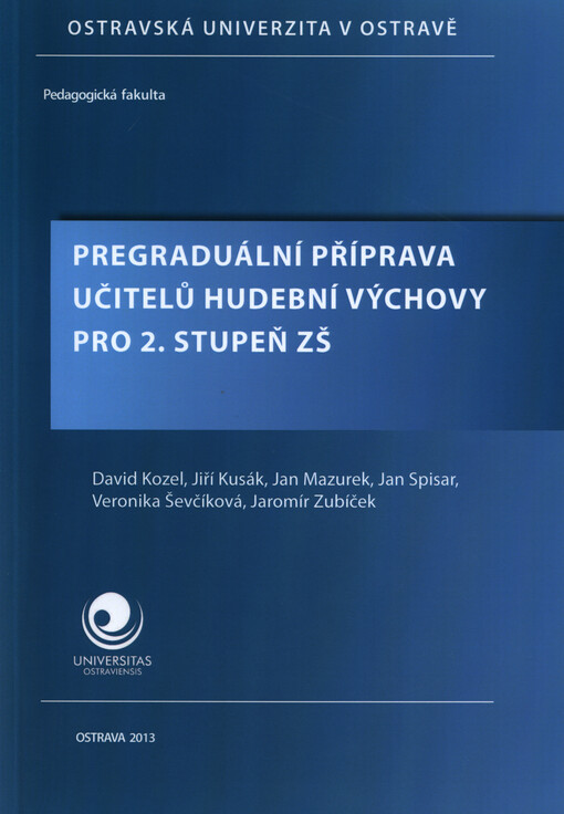Pregraduální příprava učitelů hudební výchovy pro 2. stupeň ZŠ