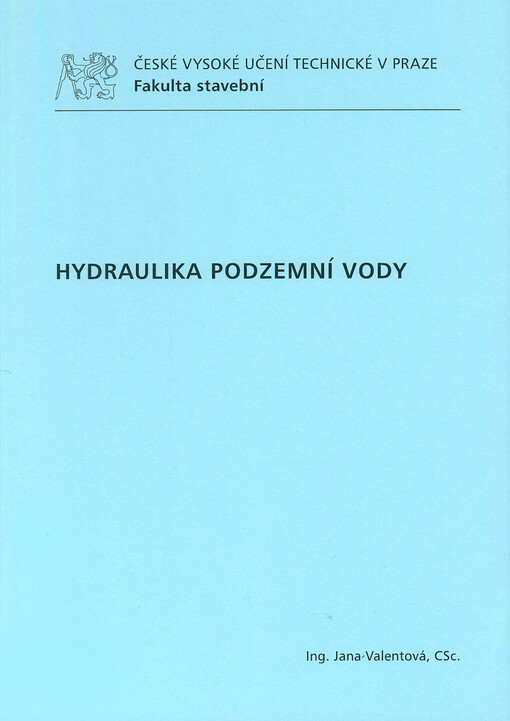 Hydraulika podzemní vody