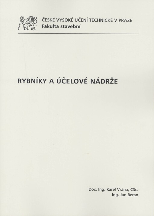 Rybníky a účelové nádrže