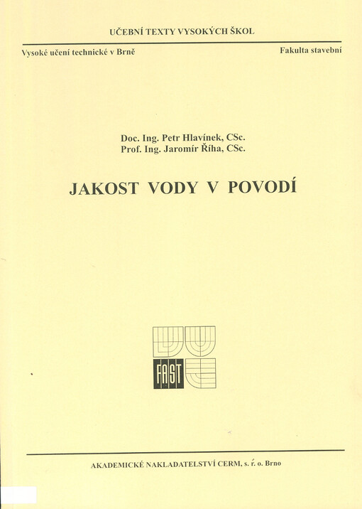Jakost vody v povodí