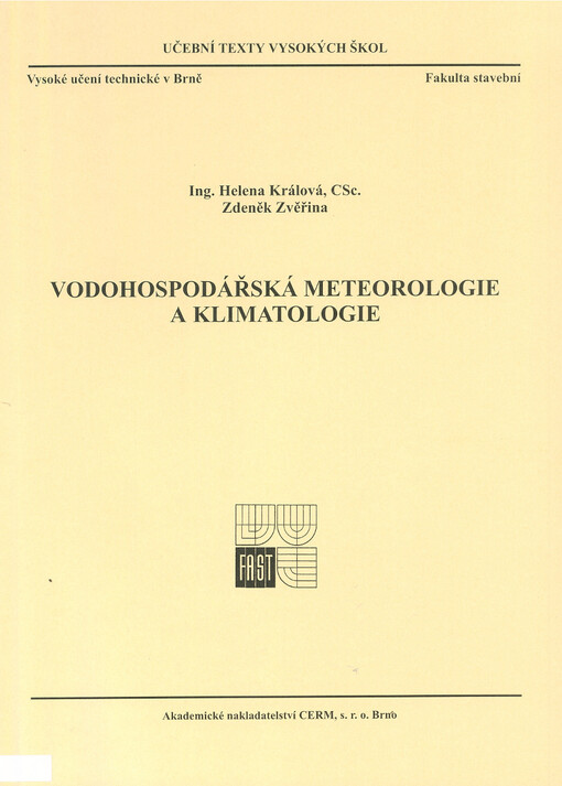 Vodohospodářská meteorologie a klimatologie