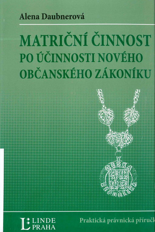 Matriční činnost po účinnosti nového občanského zákoníku