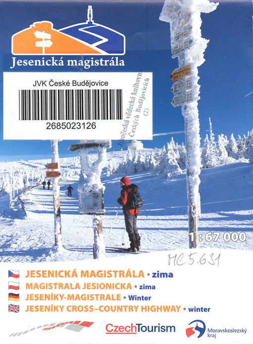 Jesenická magistrála - zimaMagistrala Jesionicka - zima = Jeseníky-Magistrale - Winter = Jeseníky Cross-Country highway - winter