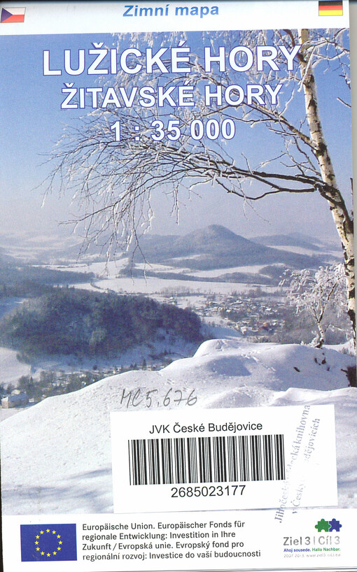 Lužické hory, Žitavské horyzimní turistická a lyžařská mapa 1:35 000 = Zittauer Gebirge, Lausitzer Gebirge